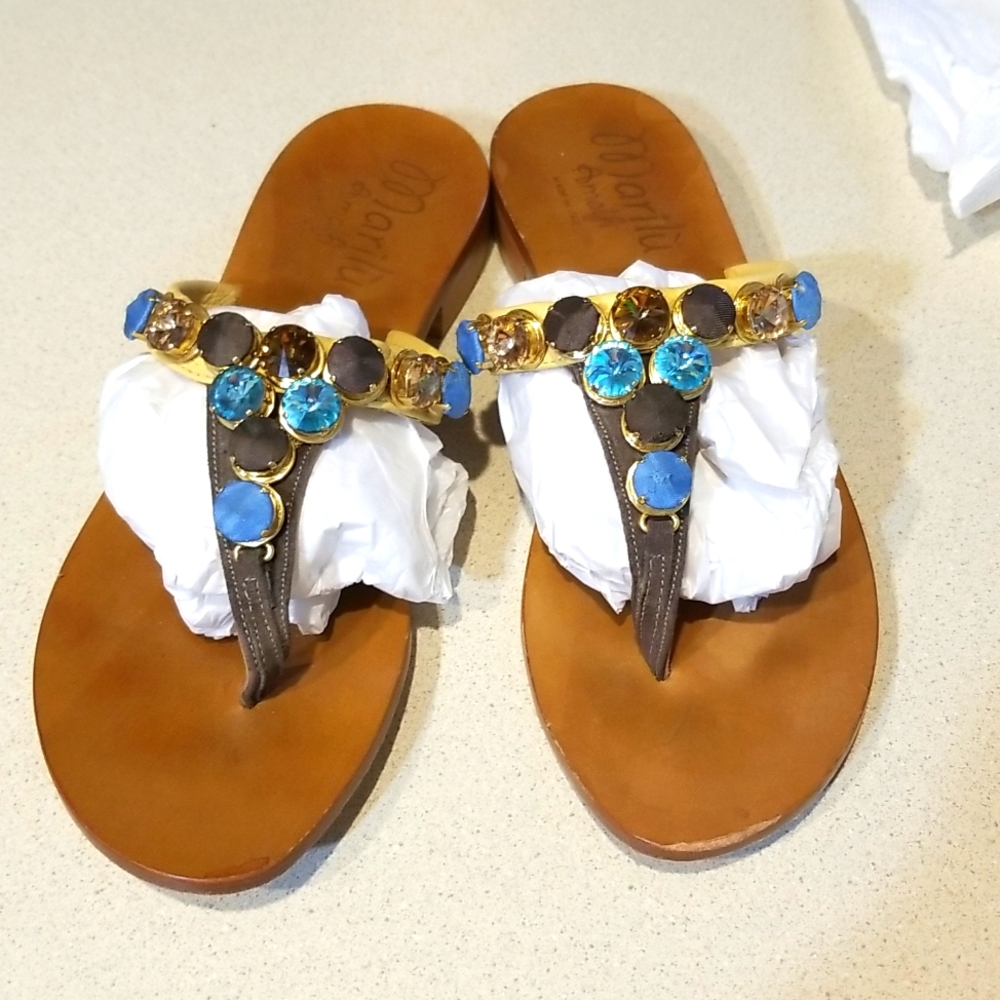Womens handmade leather sandles